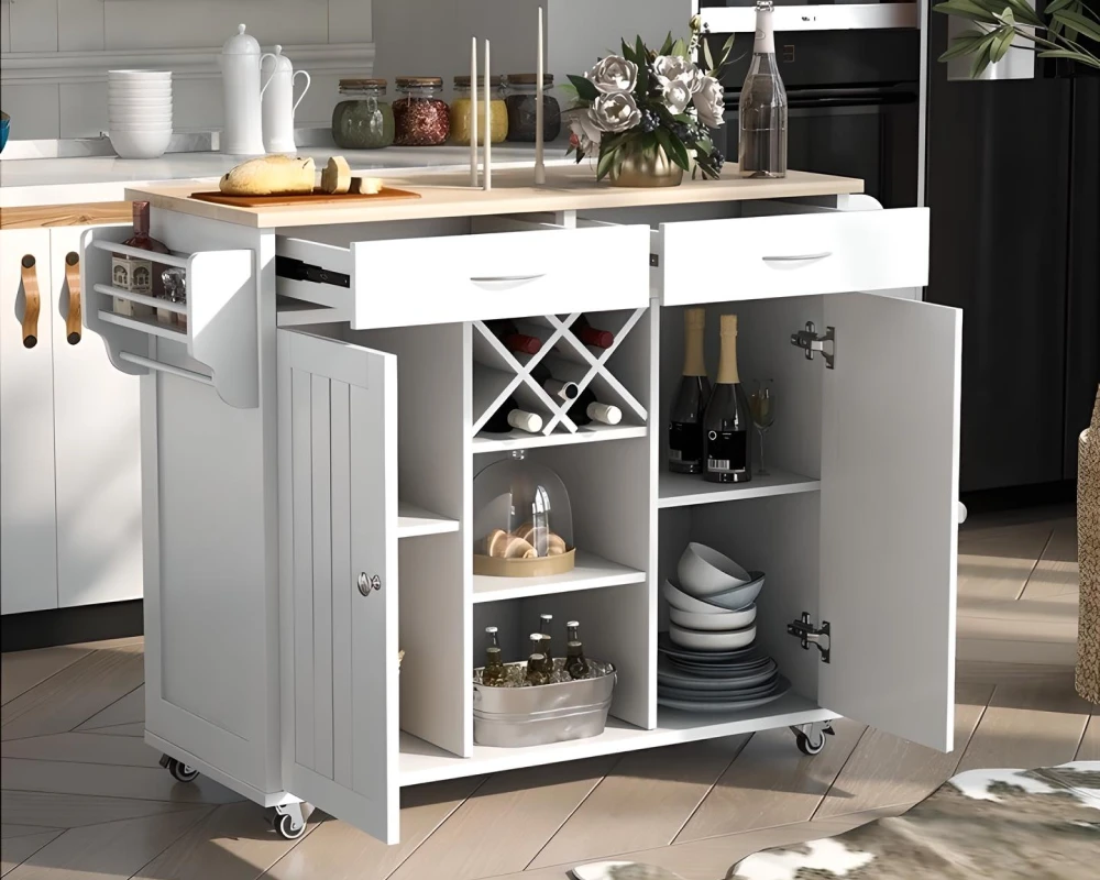 island with storage